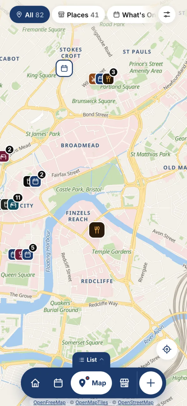 Our Bristol: The map