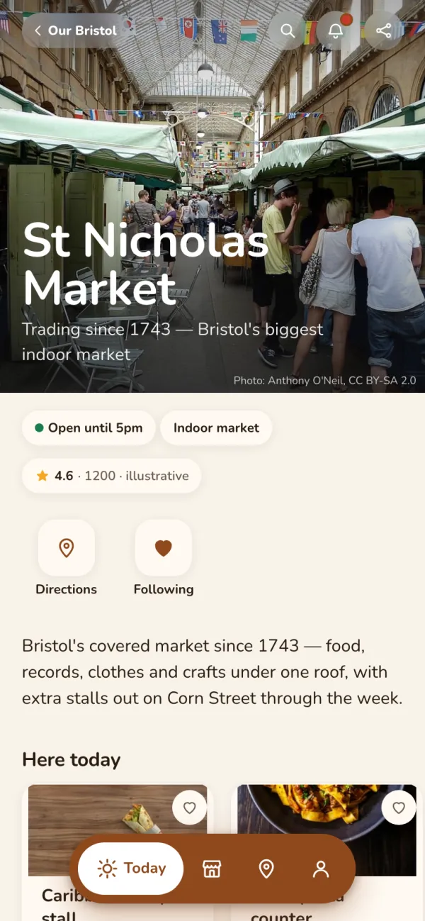 Our Bristol: A market’s own app