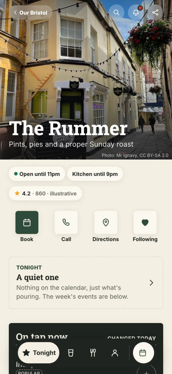 Our Bristol: A pub’s own app